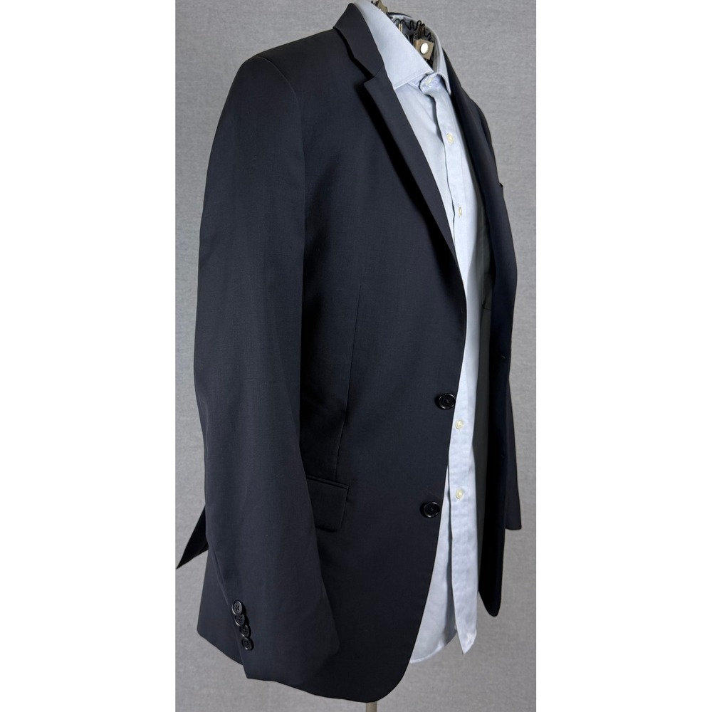 John‎ Varvatos USA Loft Navy Blue Wool Blazer Sport Coat Mens 38R Portugal